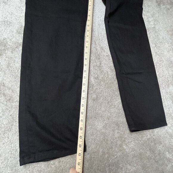 Tommy Hilfiger Slim Fit Straight Leg Jeans Mens Sz 40X32 Black Stretch Denim - Picture 8 of 13
